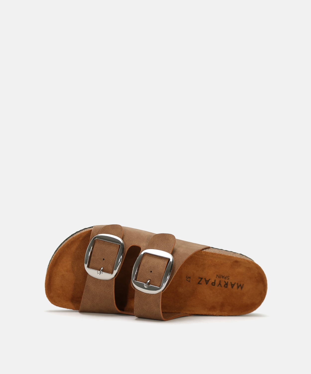 Sandalia plana doble hebilla image number null